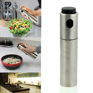 100ML Stainless Steel Olive Oil Vinegar Sprayer Oil Spray Bottle Oil Bottle Oil Dispenser for Cooking Kitchen Cooking Tools