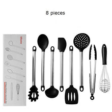 Load image into Gallery viewer, 12PCS Silicone Kitchen Tools Cooking Sets Turner Soup Spoon Spatula Brush Non-stick Shovel with Wooden Handle Cooking Tools