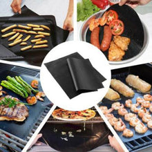 Load image into Gallery viewer, Meijuner BBQ Grill Mat Reusable Cooking Sheet Cooking Tool High Temperature BBQ Mat Non-stick Outdoor Teflon For Home Restaurant