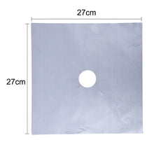 Load image into Gallery viewer, 4Pcs/set Black Reusable Foil Gas Hob Range Stovetop Burner Protector Liner Cover For Cleaning Kitchen Cooking Tools Set