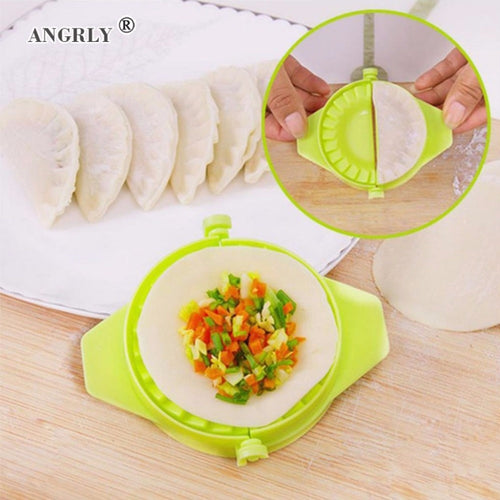 1pcs Home Kitchen Cooking Tools Magic Creative Manual Pack Dumpling Machine Easy Eco Friendly Dumpling Knife Tools Mould Supply