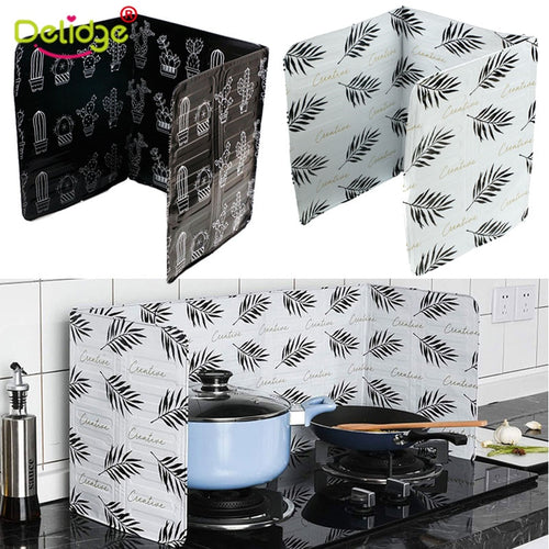 Aluminium Foil Plate Kitchen Gadgets Oil Splatter Screens Cover Gas Stove Splash Shield Guard Proof Baffle Home Cooking Tool